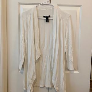 White cardigan